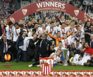 yapboz Sevilla FC, şampiyonu UEFA Avrupa Ligi 2013-2014
